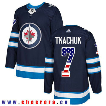 Adidas Keith Tkachuk Winnipeg Jets navy Authentic jersey
