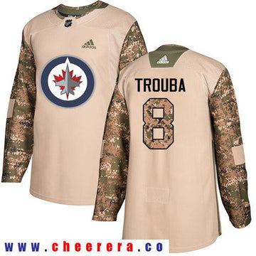 Adidas Jacob Trouba Winnipeg Jets camo Authentic jersey