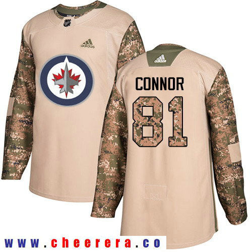Adidas Kyle Connor Winnipeg Jets camo Authentic jersey