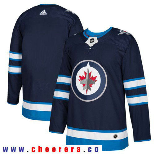 Adidas Blank Winnipeg Jets navy Authentic jersey