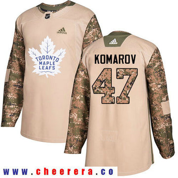 Adidas Leo Komarov Toronto Maple Leafs camo Authentic jersey