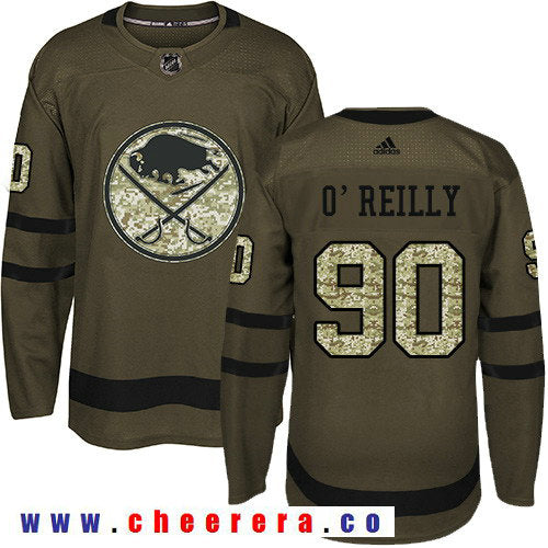 Adidas Ryan O'Reilly Buffalo Sabres green Salute To Service jersey