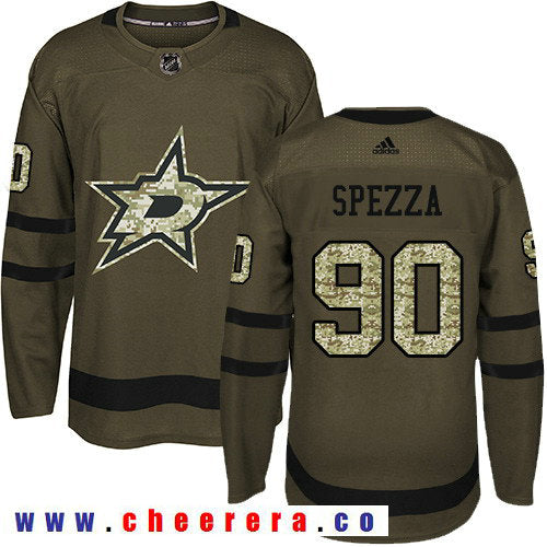 Adidas Jason Spezza Dallas Stars green Salute To Service jersey