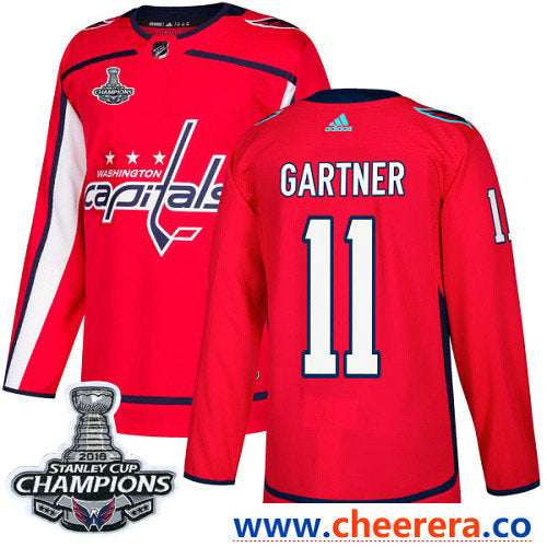 Adidas Mike Gartner Washington Capitals red Authentic jersey