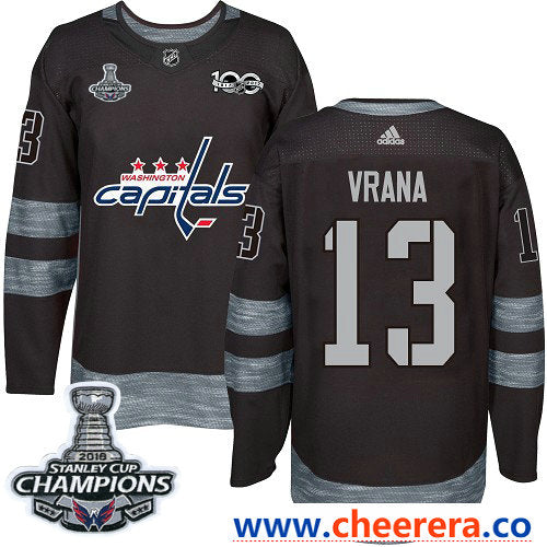 Adidas Jakub Vrana Washington Capitals black jersey