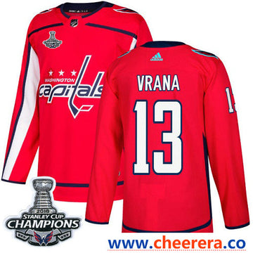 Adidas Jakub Vrana Washington Capitals red Authentic jersey