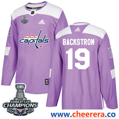 Adidas Nicklas Backstrom Washington Capitals purple Authentic jersey