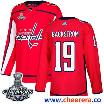 Adidas Nicklas Backstrom Washington Capitals red Authentic jersey