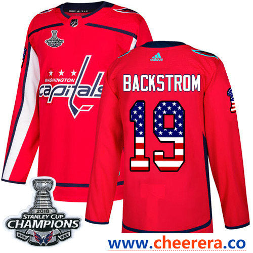 Adidas Nicklas Backstrom Washington Capitals red Authentic jersey