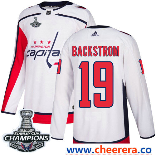 Adidas Nicklas Backstrom Washington Capitals white Authentic jersey