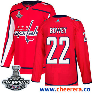 Adidas Madison Bowey Washington Capitals red Authentic jersey