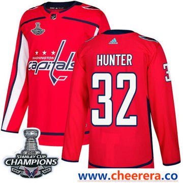 Adidas Dale Hunter Washington Capitals red Authentic jersey