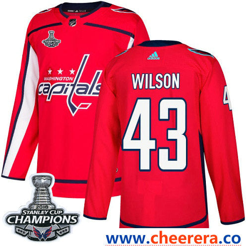 Adidas Tom Wilson Washington Capitals red Authentic jersey