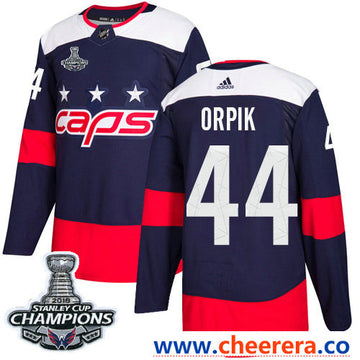 Adidas Brooks Orpik Washington Capitals navy Stadium Series jersey