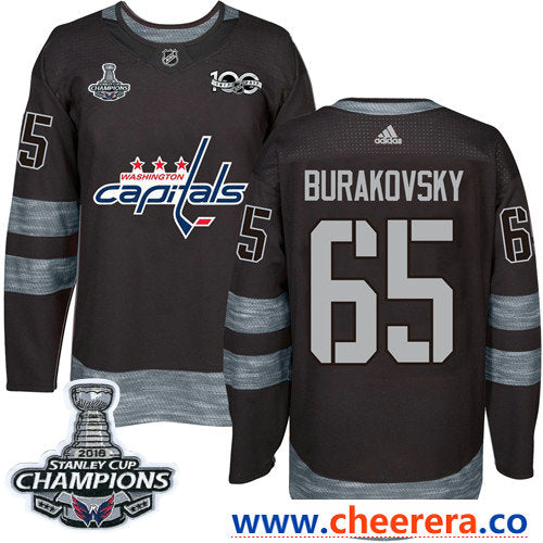 Adidas Andre Burakovsky Washington Capitals black jersey
