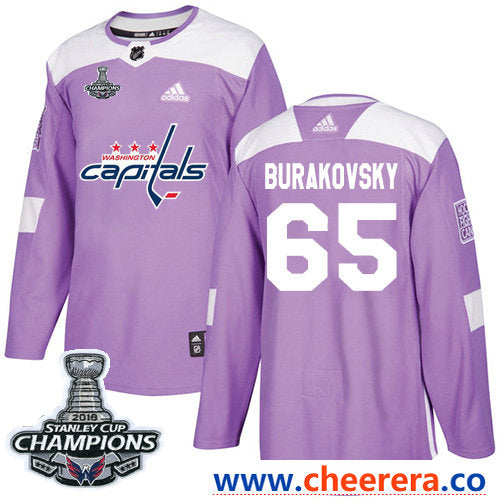 Adidas Andre Burakovsky Washington Capitals purple Authentic jersey