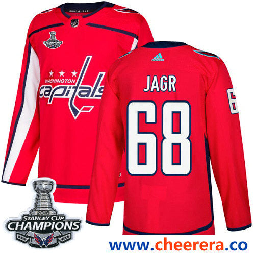 Adidas Jaromir Jagr Washington Capitals red Authentic jersey