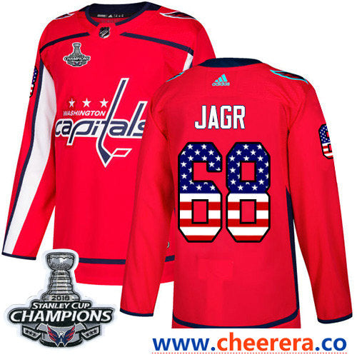 Adidas Jaromir Jagr Washington Capitals red Authentic jersey