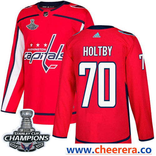 Adidas Braden Holtby Washington Capitals red Authentic jersey