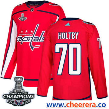 Adidas Braden Holtby Washington Capitals red Authentic jersey