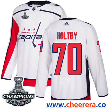 Adidas Braden Holtby Washington Capitals white Authentic jersey