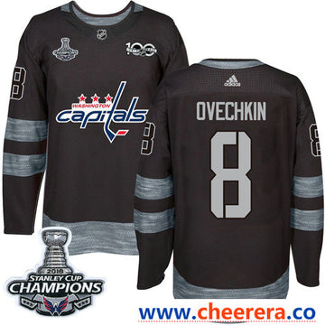 Adidas Alex Ovechkin Washington Capitals black jersey