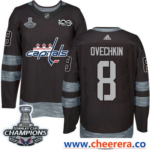 Adidas Alex Ovechkin Washington Capitals black jersey