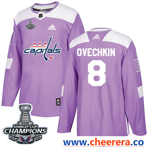 Adidas Alex Ovechkin Washington Capitals purple Authentic jersey