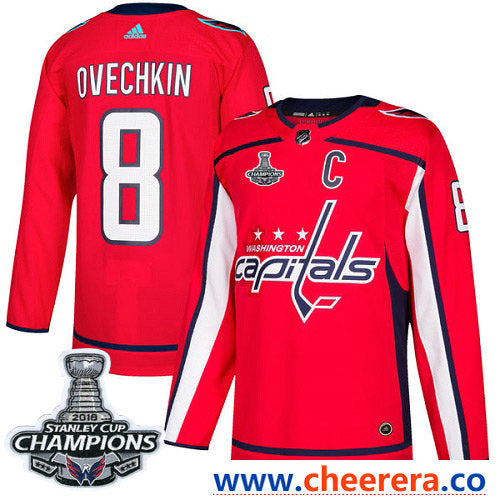 Adidas Alex Ovechkin Washington Capitals red Authentic jersey