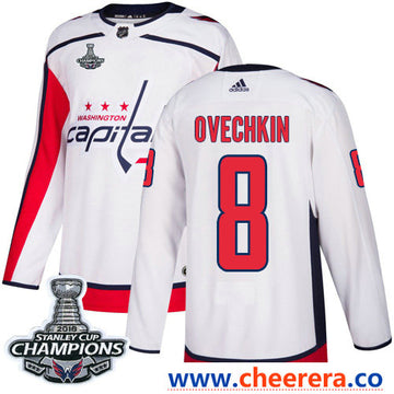 Adidas Alex Ovechkin Washington Capitals white Authentic jersey
