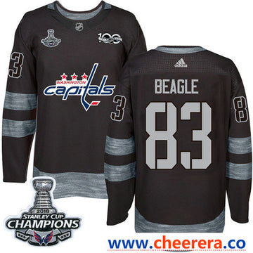 Adidas Jay Beagle Washington Capitals black jersey