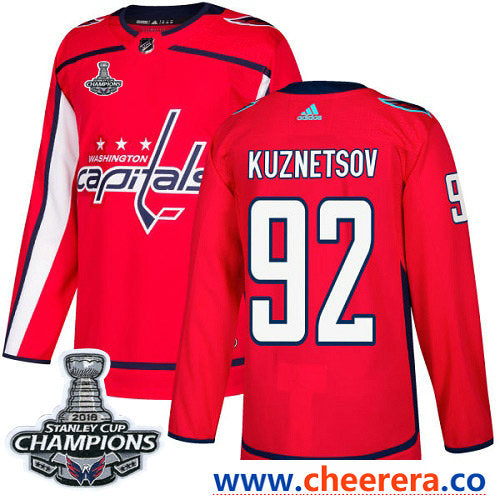 Adidas Evgeny Kuznetsov Washington Capitals red Authentic jersey