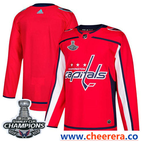 Adidas Blank Washington Capitals red Authentic jersey
