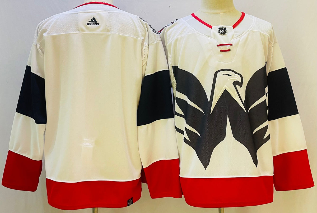 Adidas Blankl Ice Washington Capitals white jersey