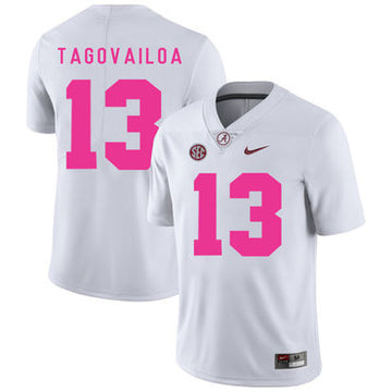 Tua Tagovailoa Alabama Crimson Tide white jersey