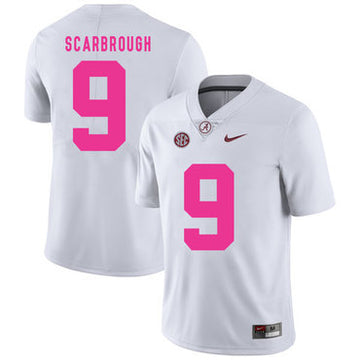 Bo Scarbrough Alabama Crimson Tide white jersey