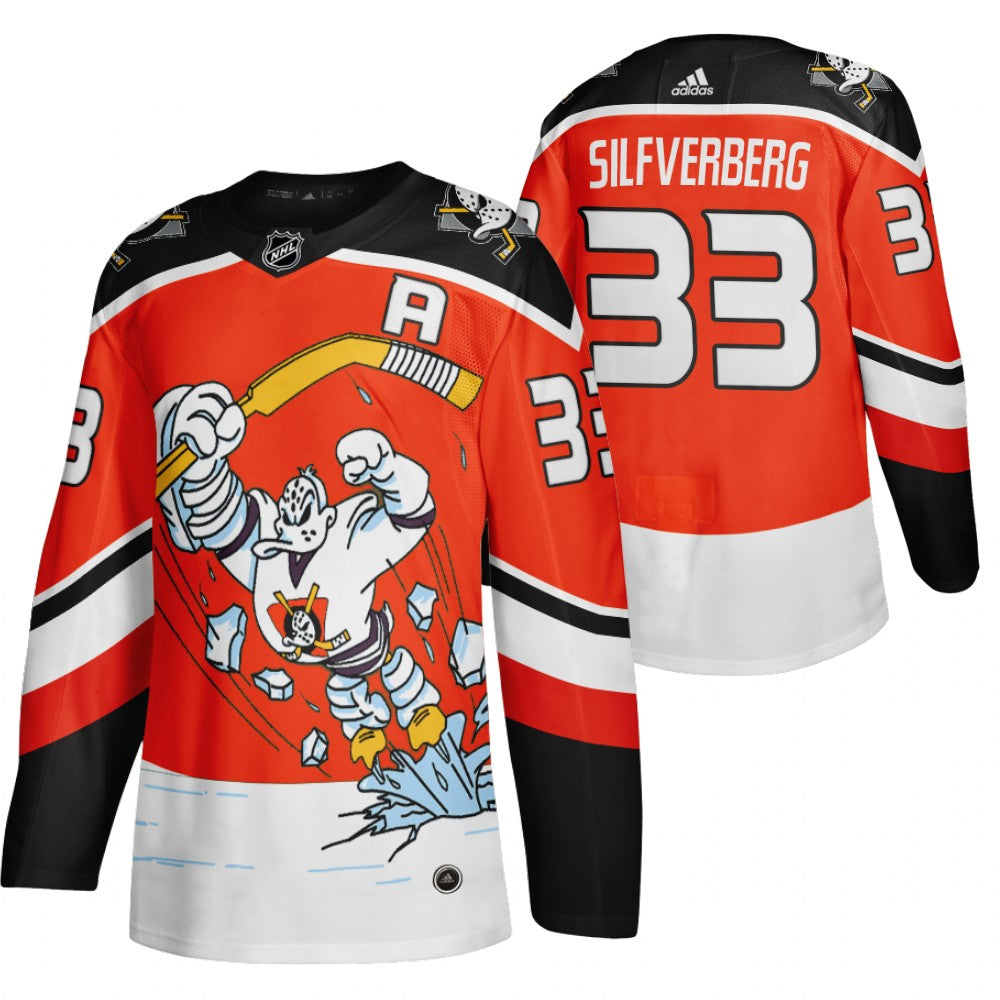 Jakob Silfverberg Anaheim Ducks red Reverse Retro jersey