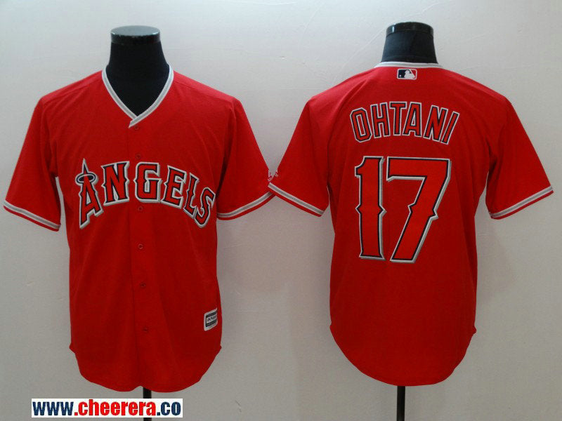 Shohei Ohtani Los Angeles Angels red jersey