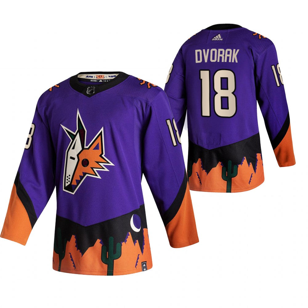 Christian Dvorak Utah Mammoth purple Reverse Retro jersey