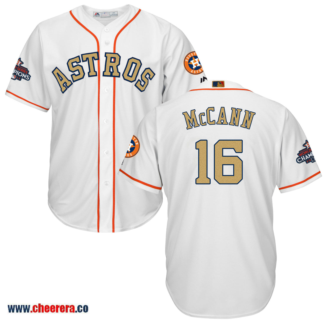 Brian McCann Houston Astros white jersey