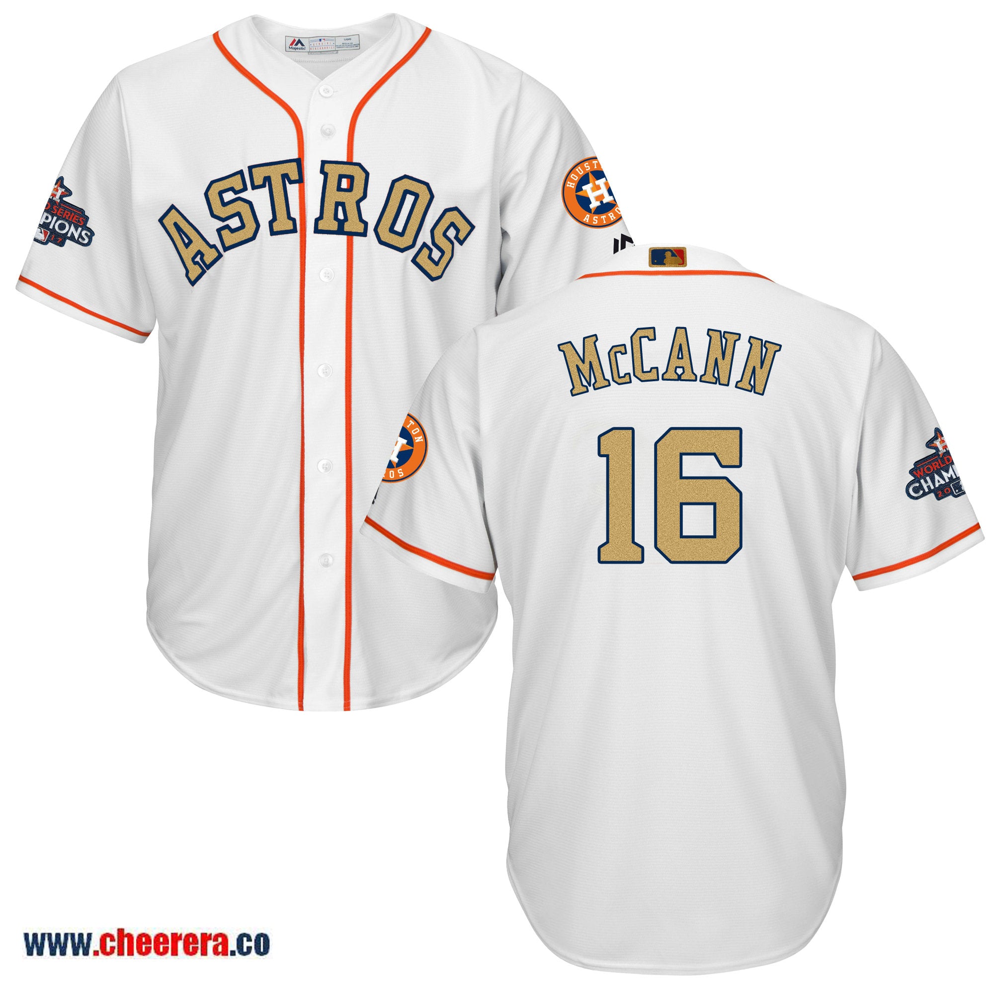 Brian McCann Houston Astros white jersey