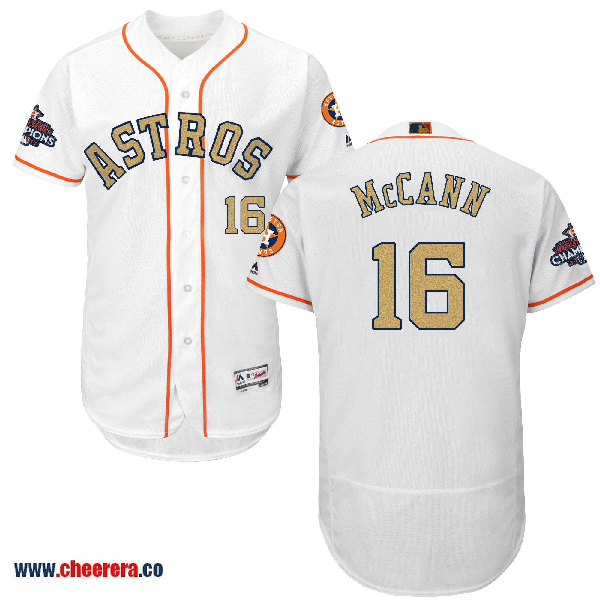 Brian McCann Houston Astros white jersey