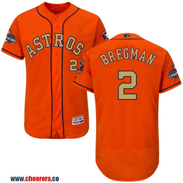 Alex Bregman Houston Astros orange jersey