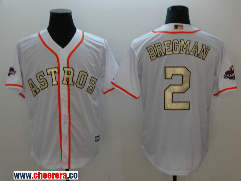 Alex Bregman Houston Astros white jersey