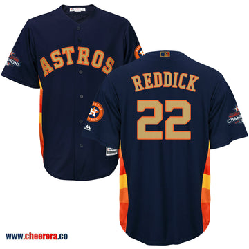 Josh Reddick Houston Astros navy jersey