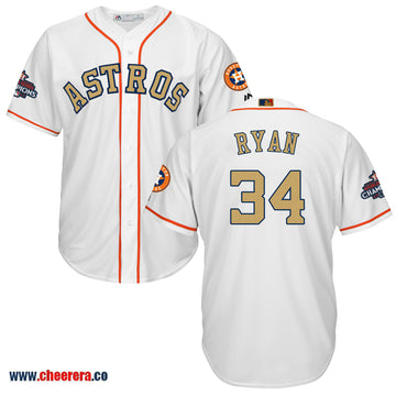 Nolan Ryan Houston Astros white jersey