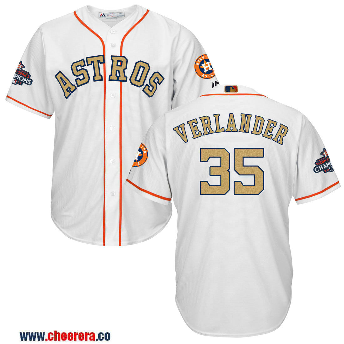 Justin Verlander Houston Astros white jersey