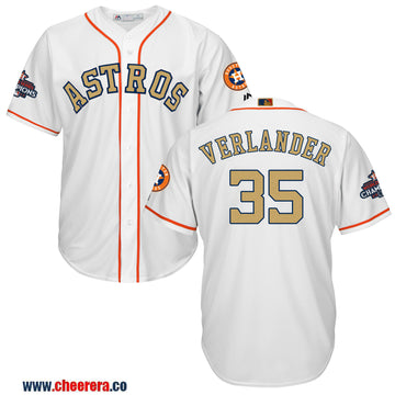 Justin Verlander Houston Astros white jersey