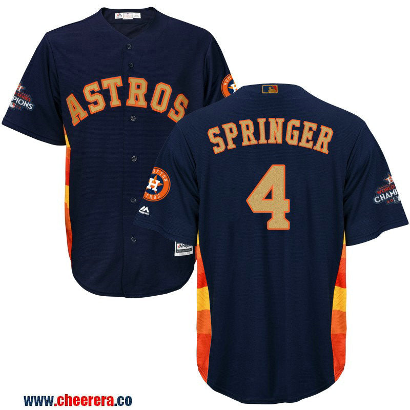 George Springer Houston Astros navy jersey