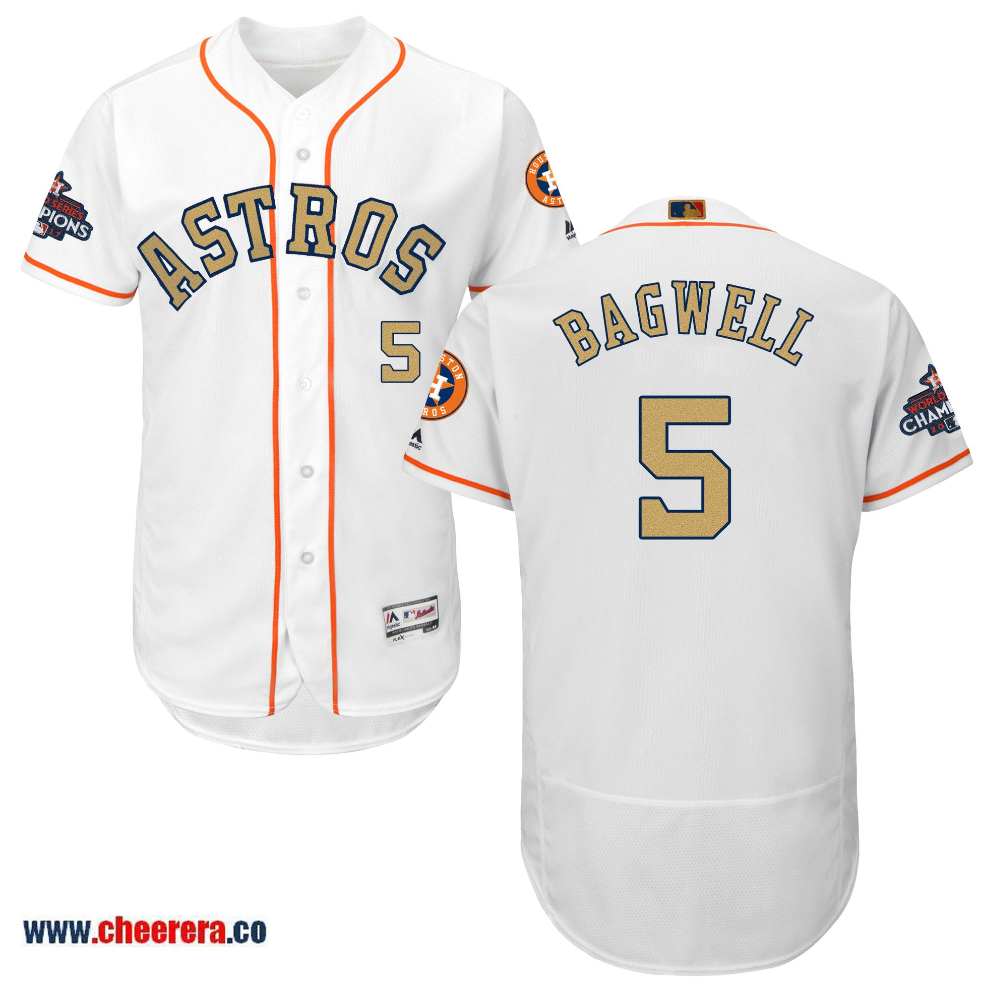 Jeff Bagwell Houston Astros white jersey